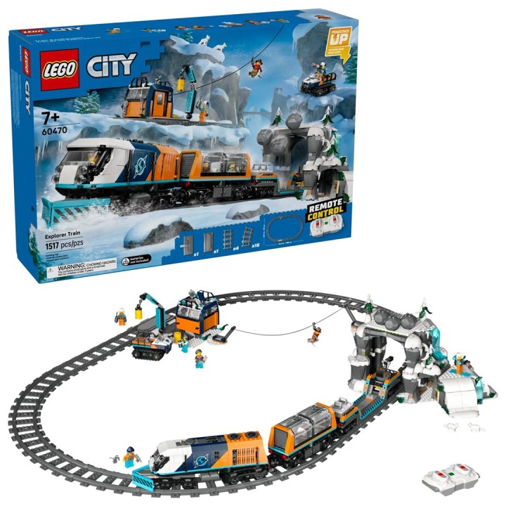 LEGO CITY 60470 Esploratori Treno Espresso Polare Artico