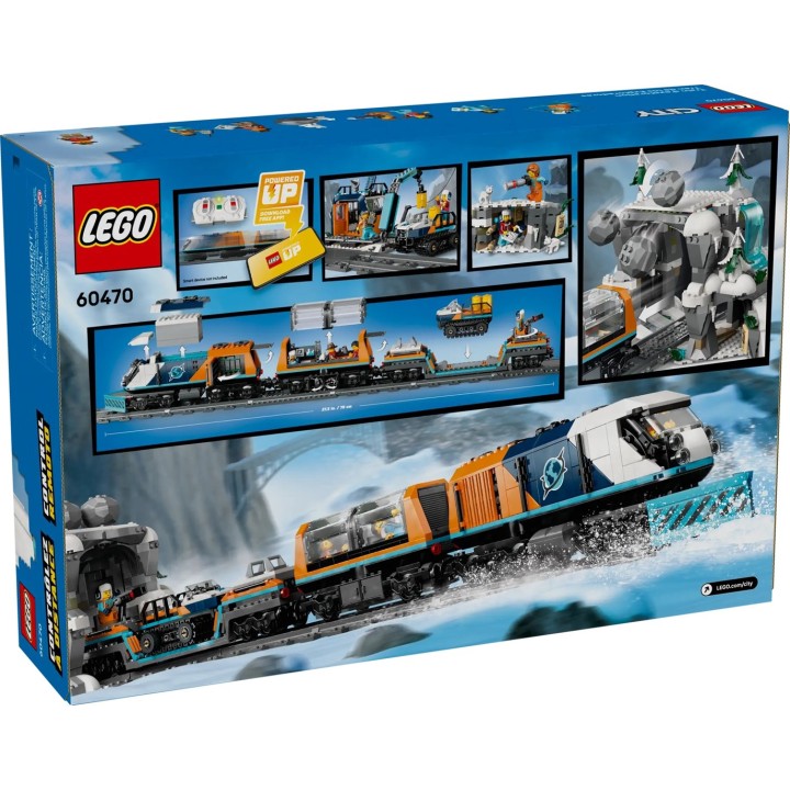 LEGO CITY 60470 Esploratori Treno Espresso Polare Artico