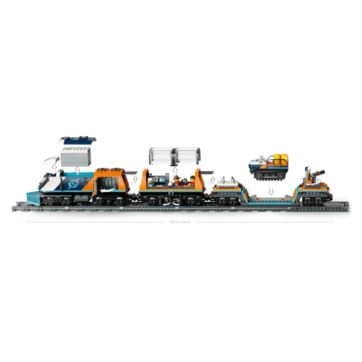 LEGO CITY 60470 Esploratori Treno Espresso Polare Artico