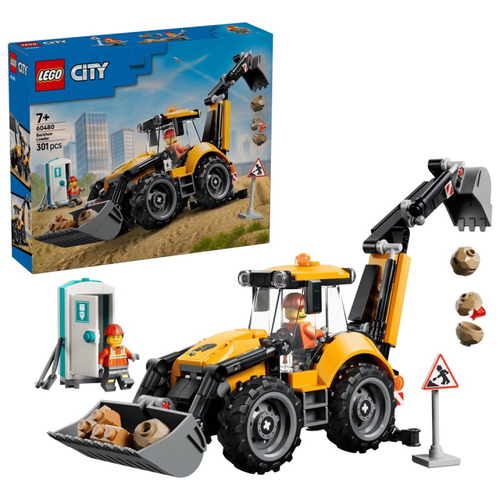 LEGO CITY 60480 Pala Gommata Gialla