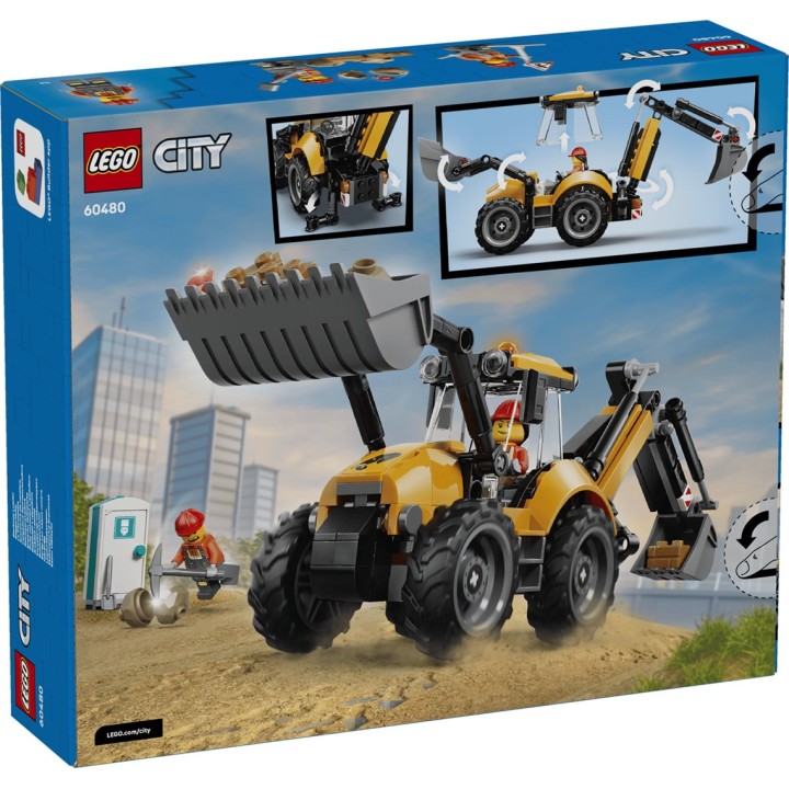 LEGO CITY 60480 Pala Gommata Gialla