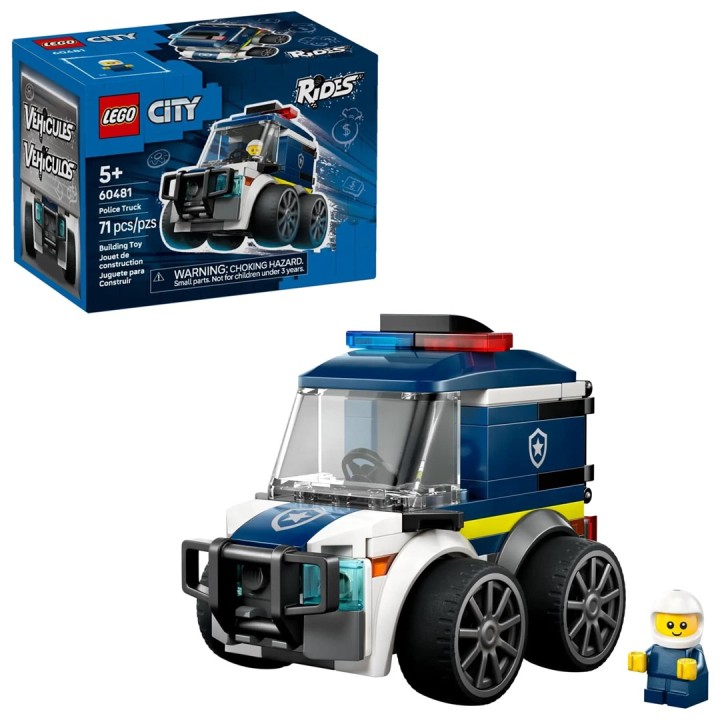 LEGO CITY 60481 Ride - Camion della Polizia