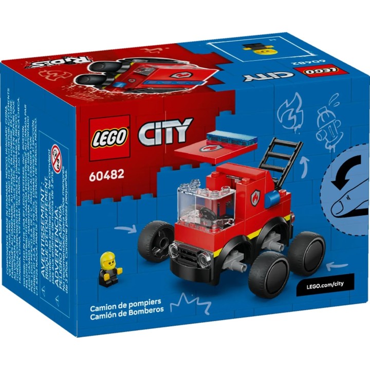 LEGO CITY 60482 Ride - Camion dei Vigili del Fuoco