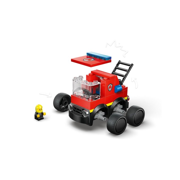 LEGO CITY 60482 Ride - Camion dei Vigili del Fuoco