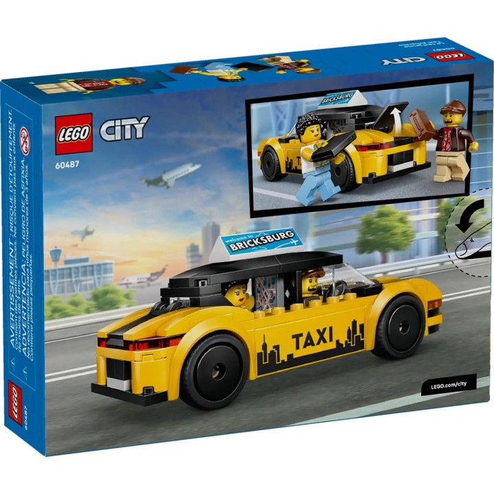 LEGO CITY 60487 Taxi Giallo