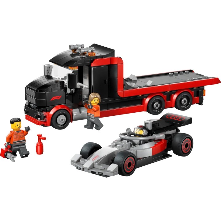 LEGO CITY 60493 F1 Camion Espositivo con Audi F1 Auto da Corsa