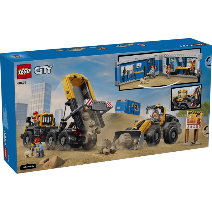 LEGO CITY 60494 Camion Ribaltabile e Pala Gommata