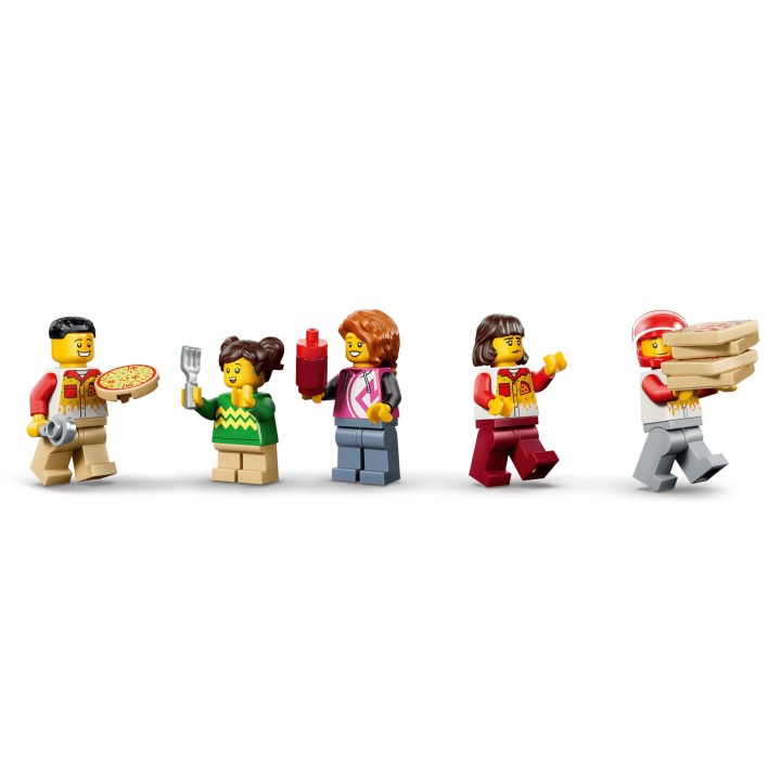 LEGO CITY 60496 Esperienza Consegna Pizza con Veicoli