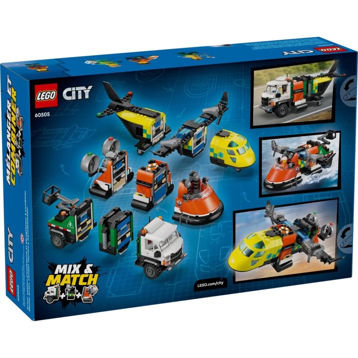 LEGO CITY 60505 Camion Servizio Aeroplano e Hovercraft Rem