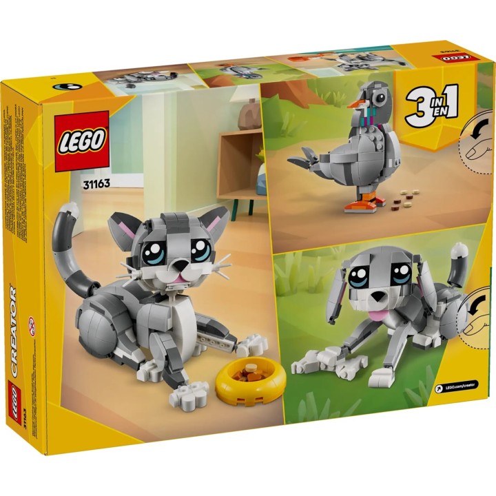 LEGO CREATOR 3 IN 1 31163 Gatto Giocoso