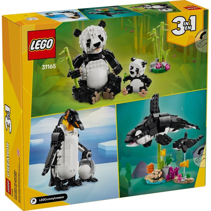 LEGO CREATOR 3 IN 1 31165 Famiglia di Panda