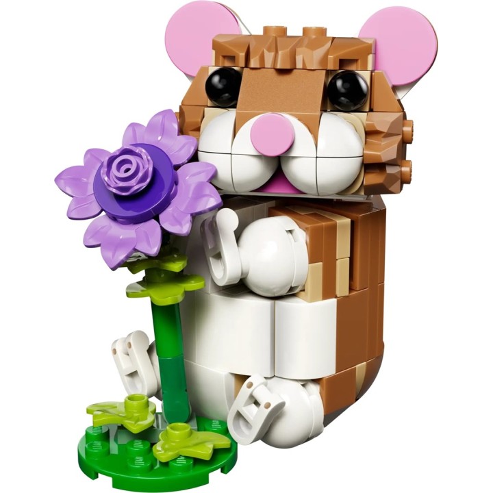 LEGO CREATOR 3 IN 1 31376 Criceto Carino con un Fiore