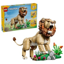 LEGO CREATOR 3 IN 1 31386 Animali Selvaggi: Leone Maestoso