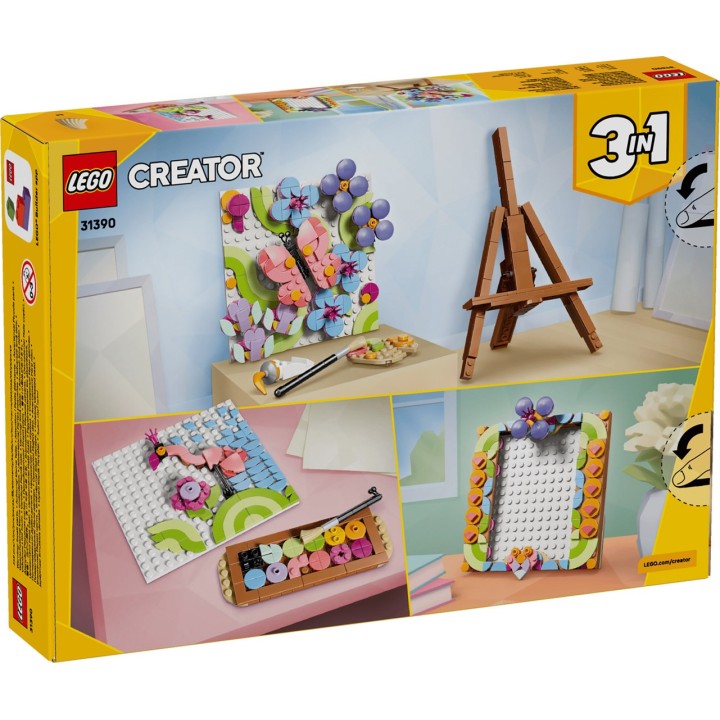 LEGO CREATOR 3 IN 1 31390 Dipinto Decoro Arte Floreale
