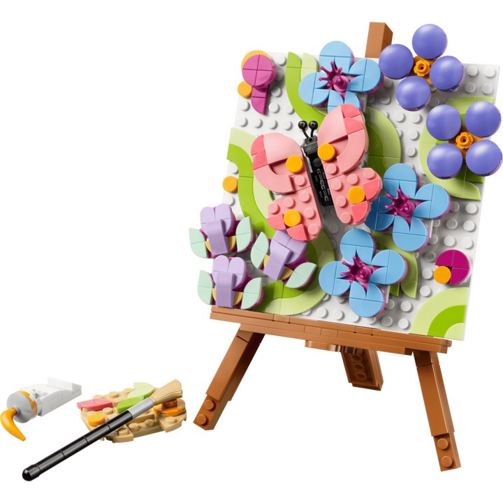 LEGO CREATOR 3 IN 1 31390 Dipinto Decoro Arte Floreale