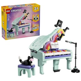 LEGO CREATOR 3 IN 1 31392 Decoro Musica Pianoforte con Gatto