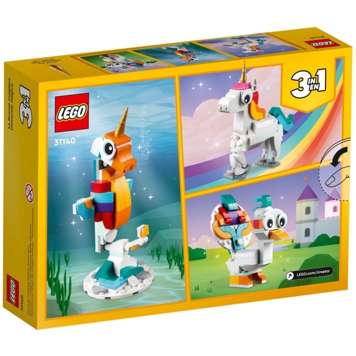 LEGO CREATOR 31140 UNICORNO MAGICO