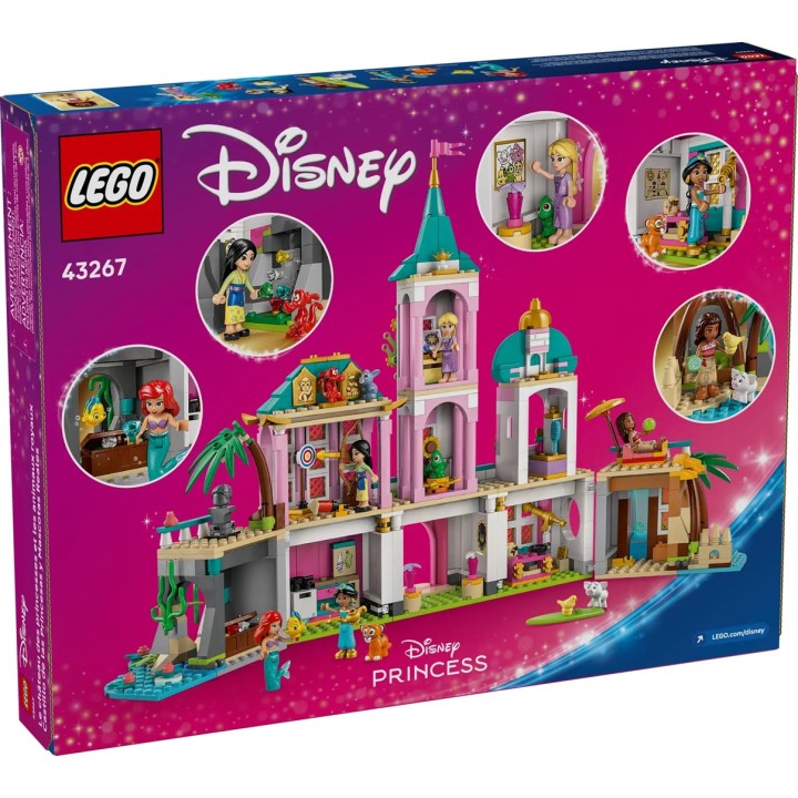 LEGO DISNEY 43267 Castello Principesco e Animali Reali
