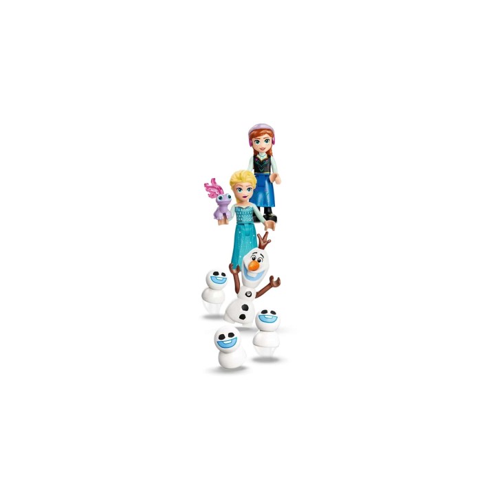 LEGO DISNEY 43281 Castello di ghiaccio di Elsa e avventura con giro sulla neve