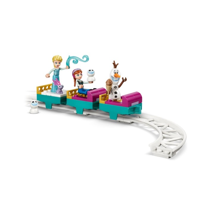 LEGO DISNEY 43281 Castello di ghiaccio di Elsa e avventura con giro sulla neve