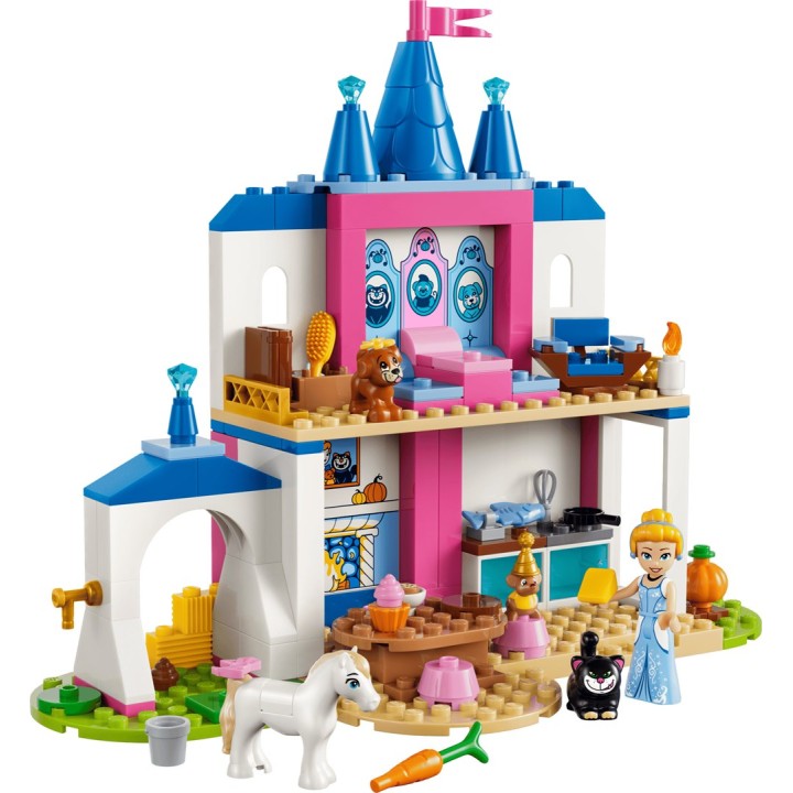 LEGO DISNEY 43283 Castello degli Amici Animali di Cenerentola