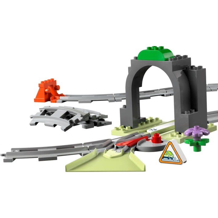 LEGO DUPLO 10425 Tunnel ferroviario e binari - Set di espansione