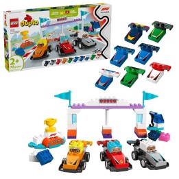 LEGO DUPLO 10445 F1 Auto da Corsa in Squadra e Piloti