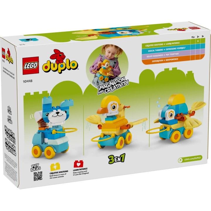 LEGO DUPLO 10448 Animali su Ruote 3 in 1