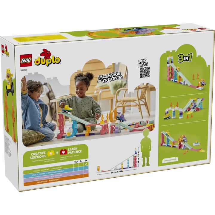 LEGO DUPLO 10478 3 in 1 Rampe Creative con Veicoli