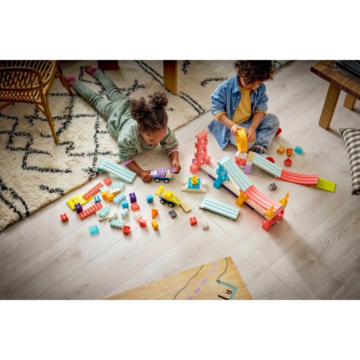 LEGO DUPLO 10478 3 in 1 Rampe Creative con Veicoli