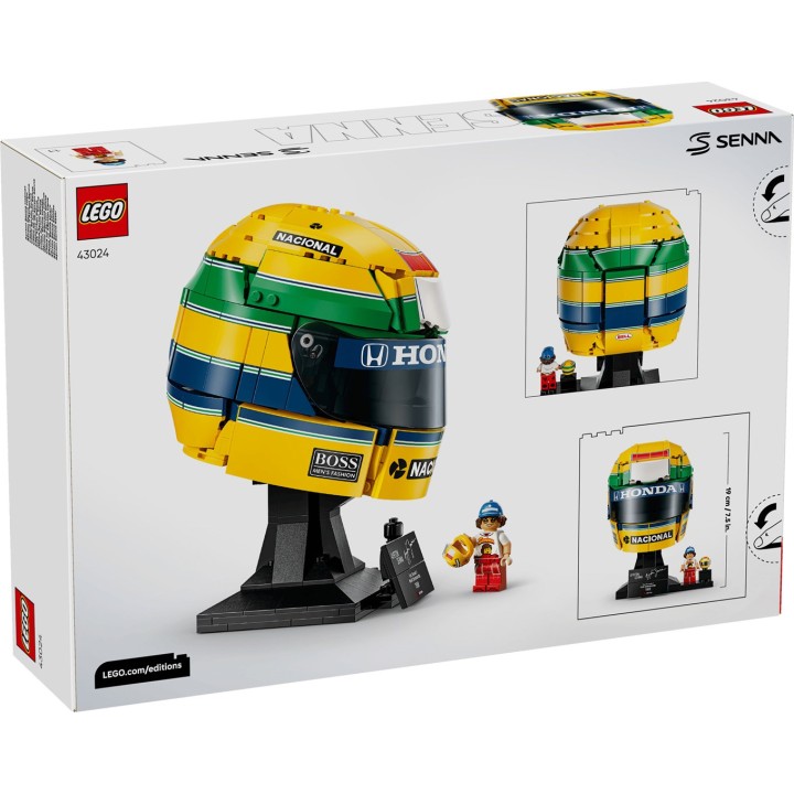 LEGO EDITIONS 43024 Casco Ayrton Senna