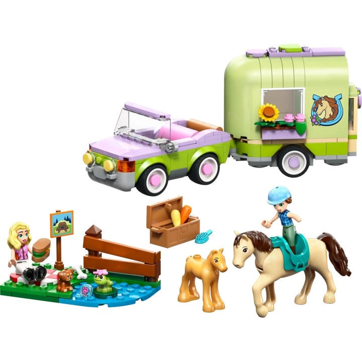 LEGO FRIENDS 42695 Cavallo e Trailer Puledro