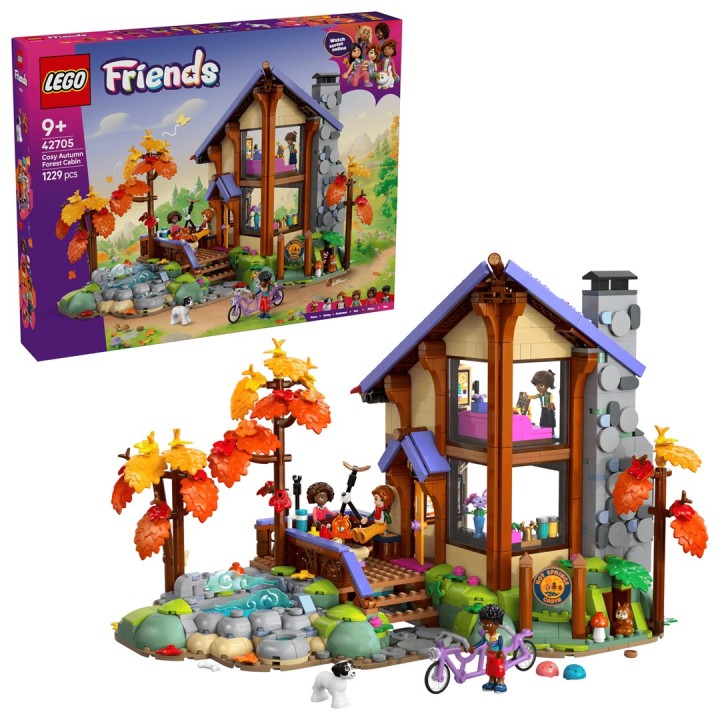 LEGO FRIENDS 42705 Capanna Bosco Autunno Accogliente