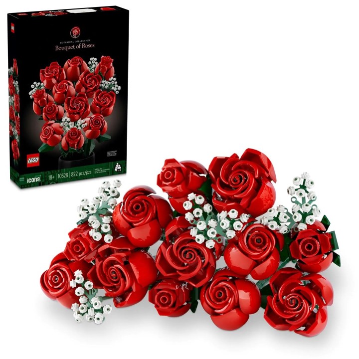 LEGO ICONS 10328 BOUQUET DI FIORI ROSE