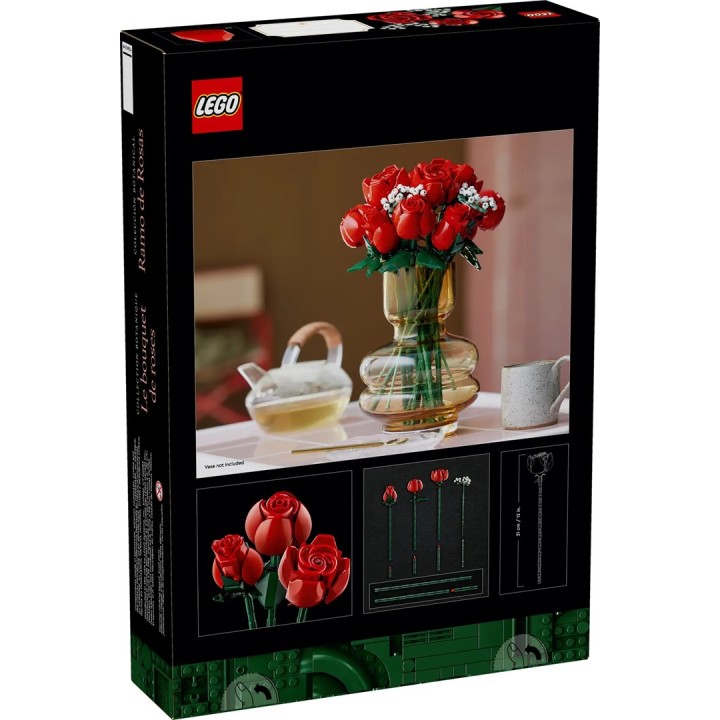 LEGO ICONS 10328 BOUQUET DI FIORI ROSE