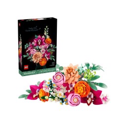 LEGO ICONS 10342 The Botanical Collection - Bellissimo Bouquet di Fiori Rosa