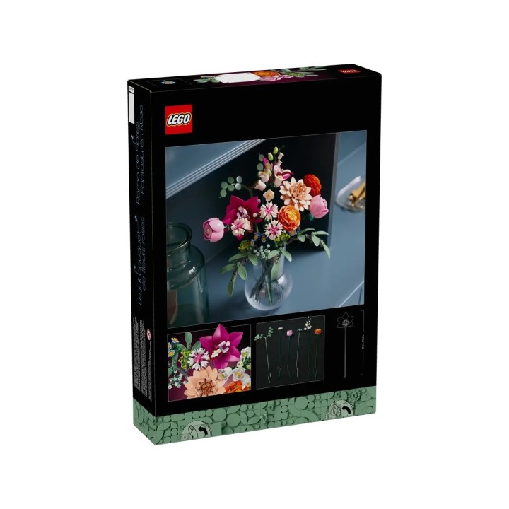 LEGO ICONS 10342 The Botanical Collection - Bellissimo Bouquet di Fiori Rosa