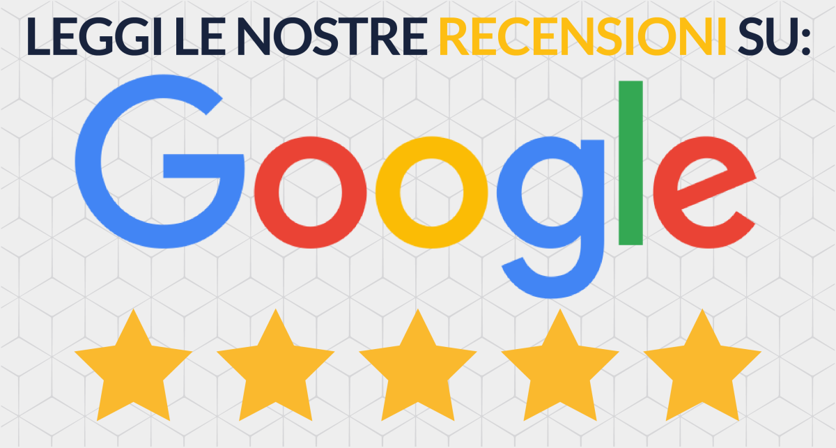Leggi le nostre recensioni su Google